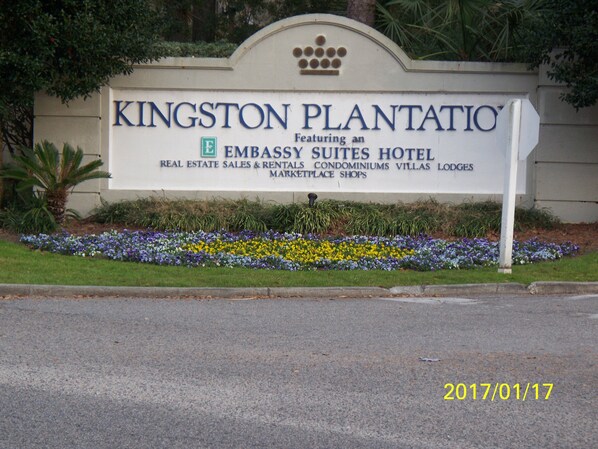 entrance sign