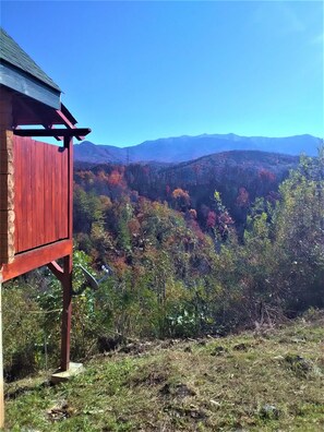 Mt. LeConte from the Cabin's Parking Area