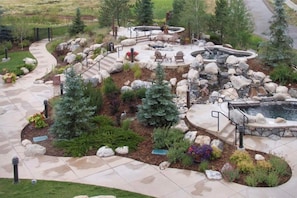 Grotto style hot tubs