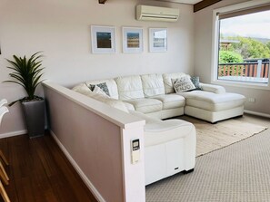 Comfortable leather lounge 