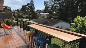 Balcony upstairs 