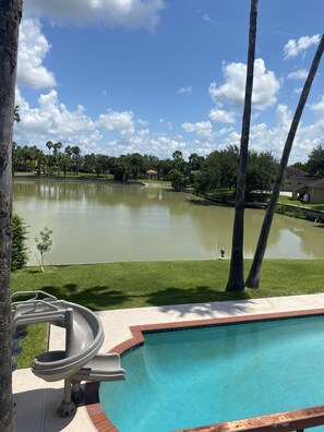 Balcony view (backyard)