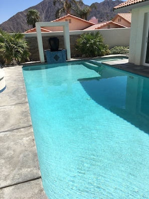 Pool and spa area