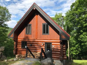 Front of chalet