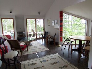 Tree house living room, dining, taken from kitchen