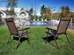 Common area shared seasonal pool