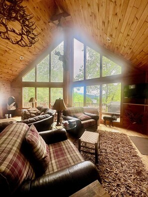 Upper living area with incredible view!