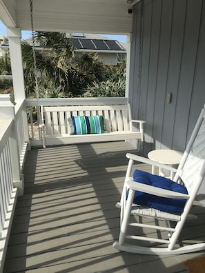 Come sit and swing awhile on the front porch