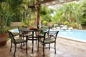 Terrace and Pool Beyond