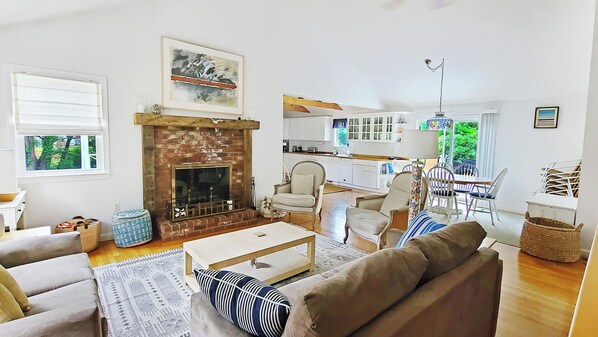 Living room with comfortable seating