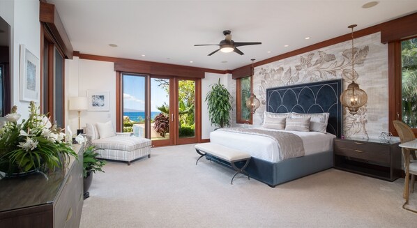 Primary Bedroom | Solara Luxe Pool Villa D101 at Wailea Beach Villas