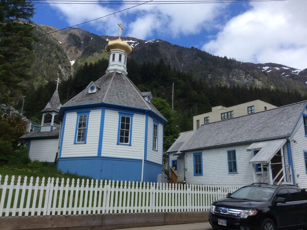 Russian Church across the street