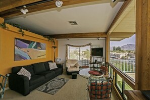 Living room and dining