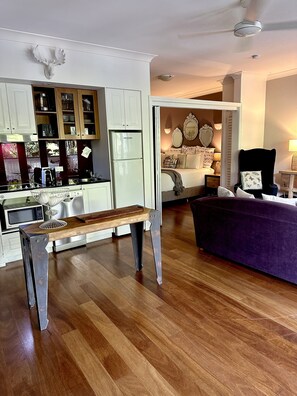 Open plan living area
