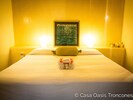 Casa Oasis downstairs flat second bedroom with garden view garden