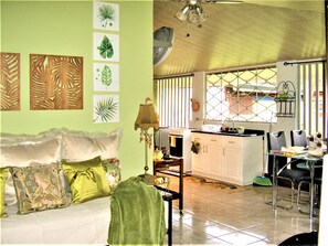 Looking towards the kitchen from the living room