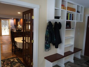 Mudroom to living room