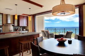 Ocean view from out kitchen, dinning room, and lanai.