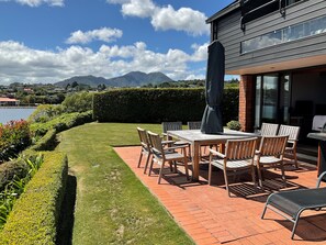 Outside patio and garden