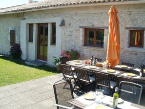 Private terrace and garden