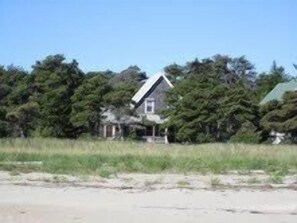 Cottage from the beach.