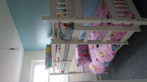 Bedroom 3, childrens bunk beds.