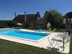 Private, heated pool to rear of house