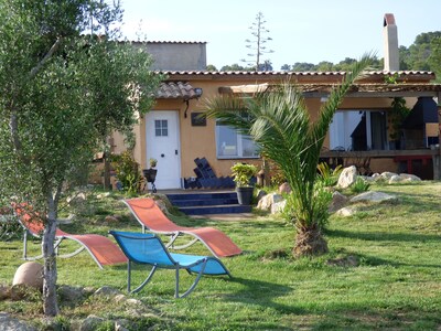 Schönes Haus mit Aussicht und privatem Pool