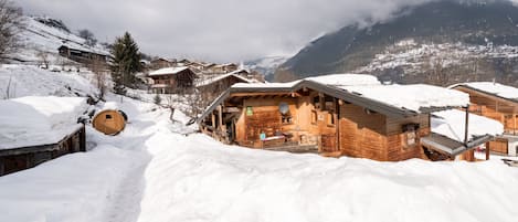 Arrivée au chalet fevrier 2018
