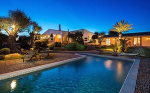 Private salt water pool
