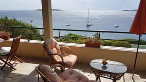 view from balcony