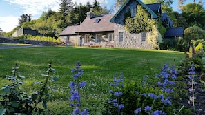 Ashford Old Schoolhouse. Rental wing on the left and owners entrance on right