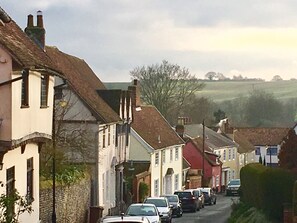 view outside our front door looking down Shilling Street