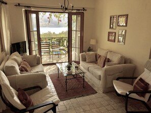 Living Room with uninterrupted view of Kalkan Bay