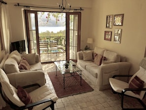 Living Room with uninterrupted view of Kalkan Bay