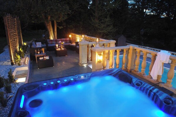 Hot tub terrace