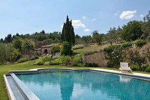 South-facing infinity pool