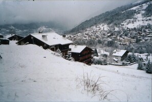 View of Chalets looking over the Town