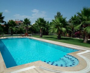 Enjoy a swim in the large private pool (10m x 5m)