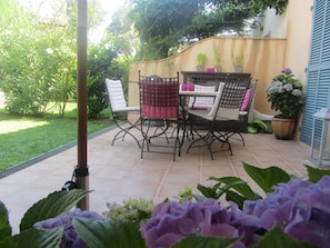 terrace dining area