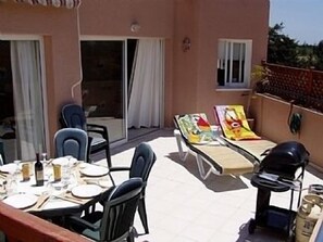Large Sun Terrace Overlooking Pool