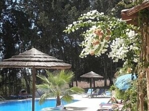 One of the pool areas