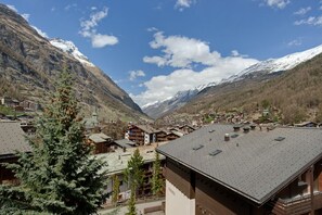 View of Zermatt from the apartment.