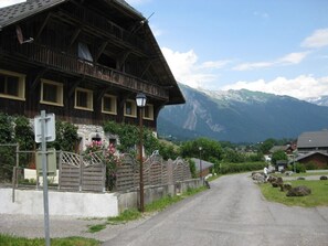 Front of farmhouse