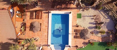 Recently refurbished heated pool