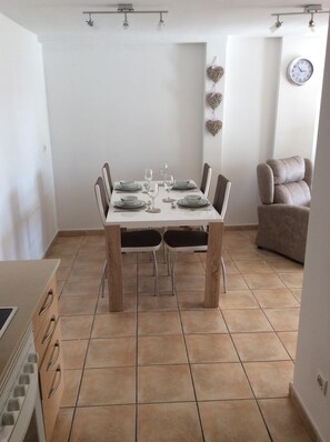 Spacious open plan dining area