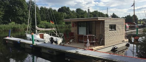 Hausboot HT5 Terrasse