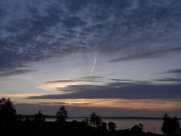 Sunset on the deck