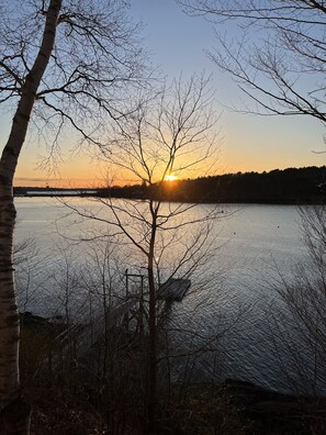 Sunset - looking from top of Dock Stairs  at Diamond Passage