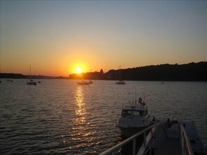 Sunset - looking from top of Dock Stairs  at Diamond Passage
